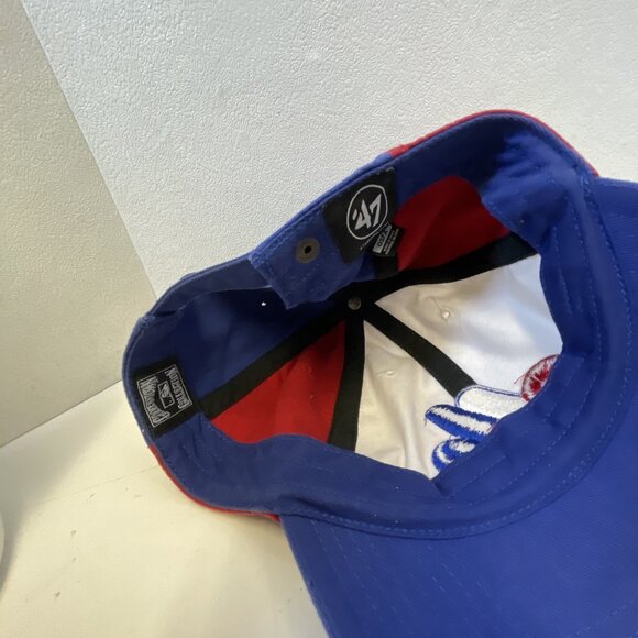 VINTAGE Montreal Expos '47 Brand Cooperstown Collection STRAPBACK Hat Cap OSFA - Picture 6 of 6